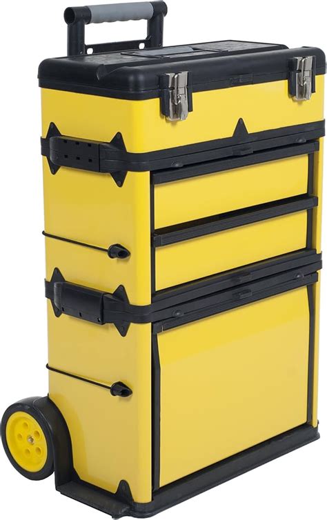 stalwart rolling portable metal tool box chest|Portable Tool Box on Wheels .